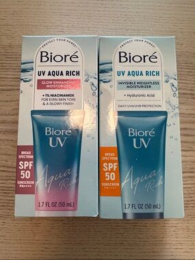 Biore UV Aqua Rich Glow Enhancing Moisturizer SPF 50